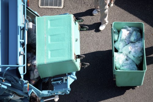Garden debris being cleared by experts