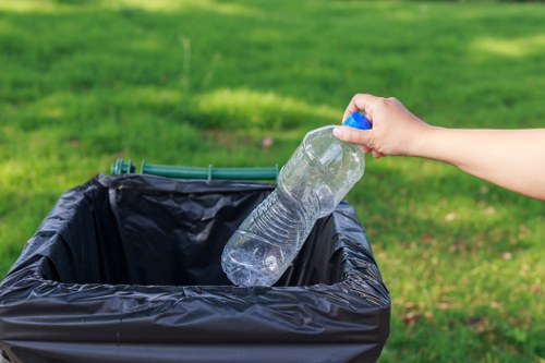 Recycling and waste processing in Queens Park
